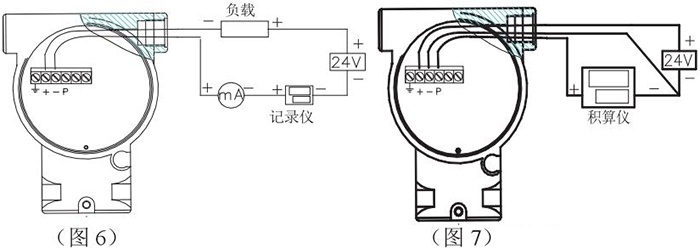 数显靶式流量计接线图