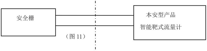 dn50靶式流量计本安系统接线图