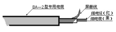 防腐超声波液位计电缆线说明图